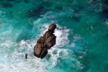 The surf at the Cape of Good Hope