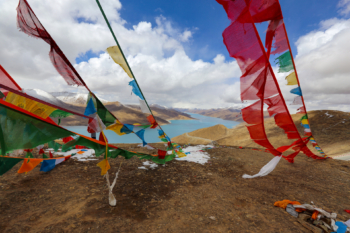 Tibetan prayer flags