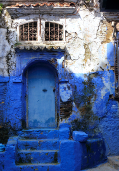 blue streets of Chefchaouen, Morocco