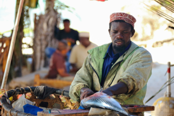 fisherman in Zanzibar