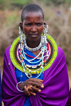 maasai young woman