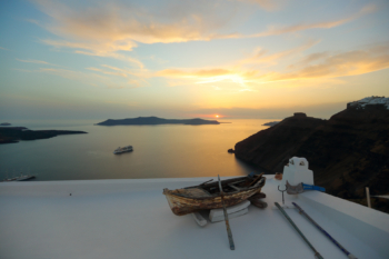 old boat on the roof