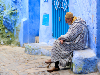old man in Morocco