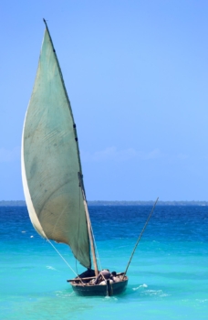 sailing on Zanzibar